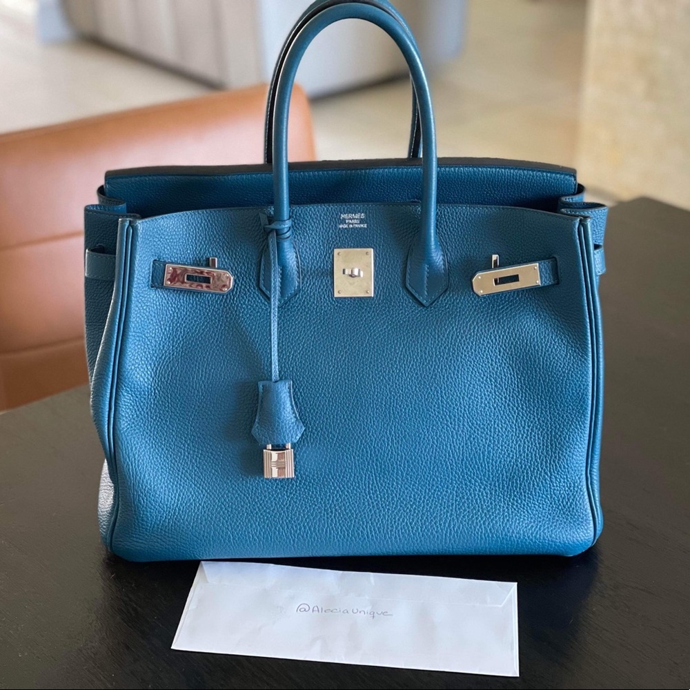 Hermès Birkin 35 Togo Palladium